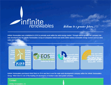 Tablet Screenshot of infiniterenewables.com